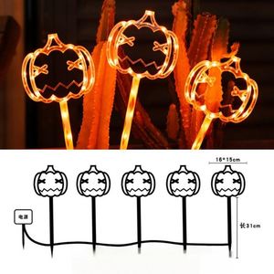 Nouveau Halloween Étanche En Plein Air Jardin Décoratif Guirlande Lumineuse LED Citrouille Fantôme Solaire Sol Atmosphère Lumière - Product Image 6