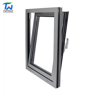 Fenêtre à battant en aluminium à triple <span class=keywords><strong>vitrage</strong></span> pour habitation, ouverture basculante, <span class=keywords><strong>double</strong></span> <span class=keywords><strong>vitrage</strong></span>, fenêtre à battant extérieure - Product Image 2