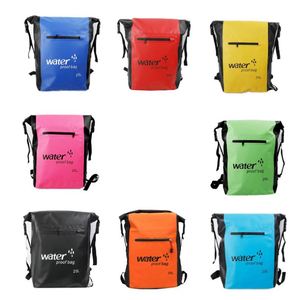 Sac à dos de sport imperméable - Sac étanche en PVC adapté à la plongée, à la dérive et à la natation, sac à dos léger et durable - Product Image 1