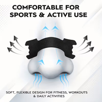 Bandes nasales pour athlètes, super élastiques, anti-transpiration, dilatateurs nasaux en tissu non tissé, utilisation sportive, meilleures performances, aide nocturne