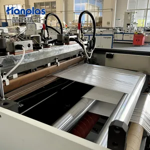 HP-RD Hanplas controllo automatico della correzione della deviazione PE PP Interleaved Draw Tape Rolling sacchetto della spazzatura che fa macchina