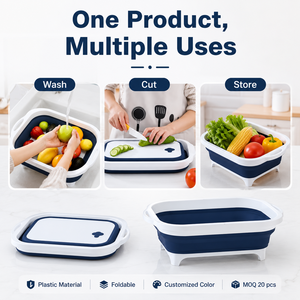 Juego <span class=keywords><strong>de</strong></span> Preparación <span class=keywords><strong>de</strong></span> <span class=keywords><strong>Cocina</strong></span> Plegable Moderno 3 <span class=keywords><strong>en</strong></span> 1: Tabla <span class=keywords><strong>de</strong></span> Cortar, Colador Plegable y Contenedor <span class=keywords><strong>de</strong></span> Almacenamiento para una <span class=keywords><strong>Cocina</strong></span> sin Esfuerzo - Product Image 6