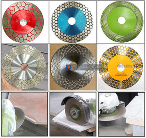 Üçgen tasarım 4.5 "115mm kesme taşlama diski elmas karo seramik porselen karo mermer taş kuvars için testere bıçağı - Product Image 6