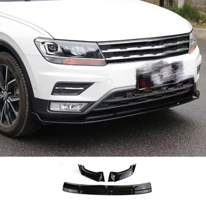 Protector de Parachoques Delantero con Divisor de Labios de PU, Estilo Deportivo, para <span class=keywords><strong>VW</strong></span> <span class=keywords><strong>Tiguan</strong></span> L 2017 2018 2019 <span class=keywords><strong>2020</strong></span> 2021 - Product Image 2