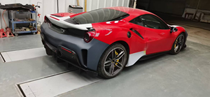 Ferrari <span class=keywords><strong>488</strong></span> GTB Upgrade <span class=keywords><strong>Spider</strong></span> con buen <span class=keywords><strong>precio</strong></span> Pista Body Kit Parachoques delantero Capó Parachoques trasero Faldón lateral Alerón Respiraderos - Product Image 4