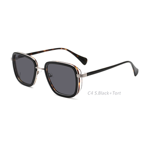 Gafas de Sol de millonario polarizadas para hombre de alta calidad Acetato gris Tac Diseño blanco transparente especial <span class=keywords><strong>Nunca</strong></span> alta producción - Product Image 5