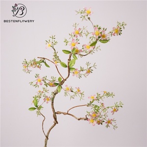 Nuevo Producto en Oferta, Flor de Cangrejo Filamental de Tela de Seda Artificial al por Mayor, 90 cm de Largo, para Decoración de Bodas y Hogar - Product Image 4