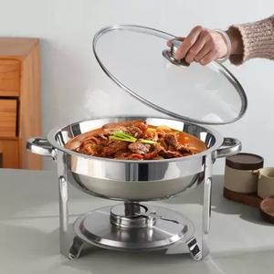 Juego de Recipientes Térmicos Circulares Estilo Indio, Funciona con Alcohol, Plateado, Capacidad de 9L, Calentamiento de 12 Horas para Tiendas de Comercio Electrónico de Shopify - Product Image 4