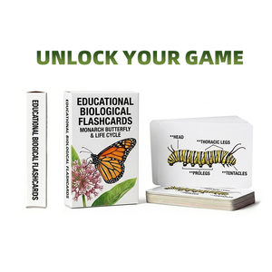 Cartes flash éducatives en papier pour l'apprentissage durable et le développement des compétences interactives, certifiées REACH, pour l'école à domicile et l'éveil des enfants. - Product Image 2