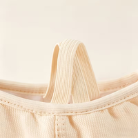 Chaussures de ballet souples pour filles, en toile extensible avec bande élastique croisée, talon plat, pour la danse, les cours et l'entraînement quotidien