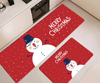 Tapis de cuisine en mousse PVC de haute qualité, antidérapants, à double face, imperméables, à motifs floraux modernes et minimalistes, vente en gros