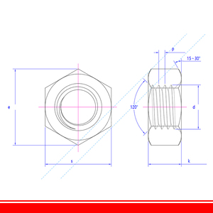 Tốt chủ đề Hex Hexagon <span class=keywords><strong>Nut</strong></span> 304 A2 thép không gỉ M4 M5 M6 M8 M10 M12 M14 <span class=keywords><strong>M16</strong></span> M18 M20 M22 M24 Pitch 0.5/0.75/1/1.25/1.5/2mm - Product Image 6