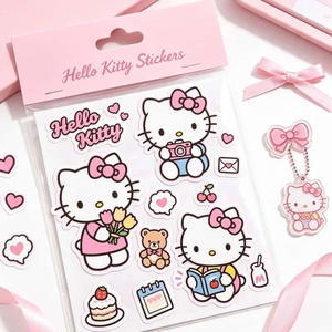 Custom Cartoon Character Sticker Sheet Premium Coated Paper Colorful Die Cut Stickers For Handicraft Gift Notebook DIY Ornament - Product Image 1