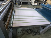 Feuille de stratification manuellement cannelure de stratification collant la machine pour la fabrication de carton ondulé de 3 couches