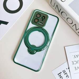 Soporte magnético chapado transparente a prueba de golpes funda de teléfono de parachoques para 14 <span class=keywords><strong>Poco</strong></span> <span class=keywords><strong>X5Pro</strong></span> X3 NFC para Redmi Note 12 11 Pro Mi 14 13 Pro - Product Image 5