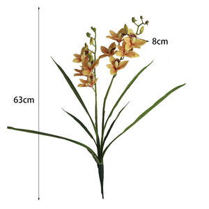 Ventes directes d'usine de <span class=keywords><strong>whelan</strong></span> artificiel à 2 feuilles de fourche pour la décoration de mariage et de maison - Product Image 5