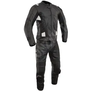 Lionzy International Hot Sale Cowhide Leather 2 Piece Custom Motorcycle Racing Suit with CE Protection and Aerodynamic Hump