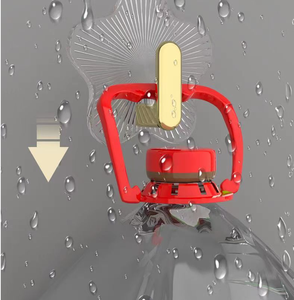 Sang Trọng Nhựa Duy Nhất Đa Chức Năng Lưu Trữ Giá Sao Dính Móc Mạnh Mẽ Traceless Không Khoan Tường Cửa Trở Lại Quần Áo Móc - Product Image 6