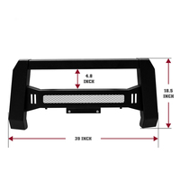 Nouveau pare-chocs avant de 3 pouces en fer (Q23V) noir pour Hilux Revo Rocco 4X4 Luxe 2018+, barre de protection avant, performance aftermarket FJ Cruiser