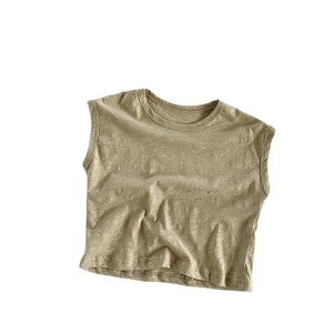 Nuevo Estilo 2026: <span class=keywords><strong>Chaleco</strong></span> Fino de Bambú y Algodón Transpirable con Cuello Redondo sin Mangas para Niños y Niñas, Estilo Coreano - Product Image 5