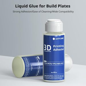 Anycubic 3D Printing Adhesive 60ml For <b>PLA</b> PETG TPU ABS ASA Filaments - Product Image 2