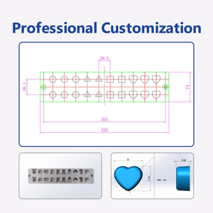 Finalwe Hot Sale Fudge Wrapping <b>Machine</b> Gummy <b>Candy</b> Mold - Product Image 6