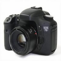 Kamera DSLR 7D Bekas dengan Kit Lensa 18-55mm 18MP Full HD 8fps Digital SLR Kompatibel dengan Lensa 50mm 55-250mm 75-300mm