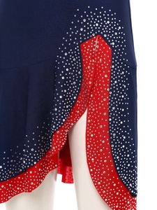 Jupe de danse Jazz et latine pour femmes, jupe à volants pour spectacles de danse, spectacles sur scène, compétitions de danse, événements, danse latine pour l'entraînement - Product Image 4