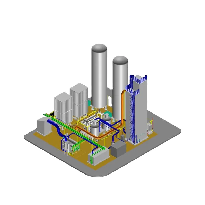 المبردة الأكسجين و غاز نيتروجين مصنع خط إنتاج السائل النيتروجين والأكسجين الأرجون صنع آلة