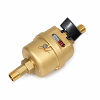 Compteur d'eau volumétrique vertical en laiton à raccordement à bride, protection IP66, application domestique OEM
