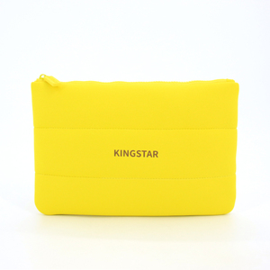 <span class=keywords><strong>Borsa</strong></span> <span class=keywords><strong>Organizer</strong></span> Cosmetica in Neoprene con Cerniera e Logo Personalizzato, Gialla, per Trucchi e Prodotti di Bellezza, Ideale per l'Estate - Product Image 5