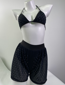 Nouvelle <span class=keywords><strong>Lingerie</strong></span> Sexy de haute qualité, maille scintillante, diamant, <span class=keywords><strong>Lingerie</strong></span> personnalisée, vente en gros, - Product Image 3
