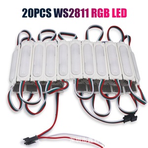 โมดูล LED 5050 RGB 12V DC 85 มม. x 18 มม. พร้อมตัวหรี่ไฟ รองรับสำหรับไฟ LED แบบเส้น - Product Image 3