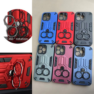 Nouvelle <span class=keywords><strong>coque</strong></span> populaire pour iPhone 17 16 15 14 13 12 11 Pro Max avec support, design de luxe, PC TPU, béquille, antichoc, étui de téléphone portable - Product Image 2