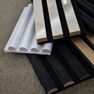 モダンな木製吸音パネル MDF 壁天井防音 PET 木製ベニヤ ポリエステル吸音パネル 吸音スラットパネル 高性能 - Product Image 6