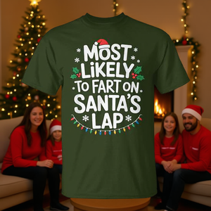 T-shirt de Noël assorti pour la famille, tenue de vacances, design amusant - Product Image 3