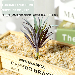 Cabezas de Flores Suculentas Artificiales, Mini Planta de <span class=keywords><strong>Echeveria</strong></span> con Efecto Flocado, Decoración de Pared, Diseño DIY, Vegetación Artificial para Interiores, Bodas - Product Image 4