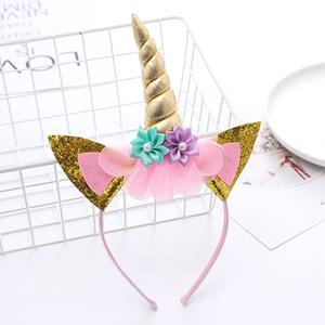 Fourniture directe pour <span class=keywords><strong>Amazon</strong></span> pour Halloween fête d'anniversaire princesse chapeaux <span class=keywords><strong>licorne</strong></span> bandeau pour enfants Halloween fête nouveautés - Product Image 6