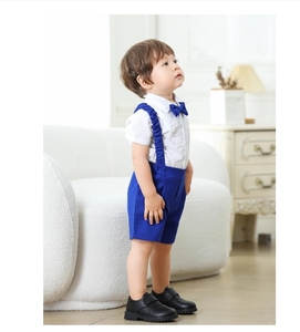 Bébé garçon anneau porteur vêtements <span class=keywords><strong>costume</strong></span> bretelles baptême tenue anniversaire Festival enfant en bas âge garçons vêtements ensemble 1 2 3 4 5 6 ans - Product Image 5