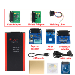 V87 Iprog+ 6 Adaptateurs Pro IMMO + Correction + Réinitialisation Interface OBD Universelle Compatible 12V Garantie 12 Mois Outil de Diagnostic Automobile - Product Image 6
