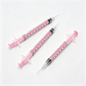 Jeringas de 31g, 100 Unidades, 8mm, Color Rosa, <span class=keywords><strong>con</strong></span> <span class=keywords><strong>Aguja</strong></span> Fija, Jeringas de Insulina de Color Rosa <span class=keywords><strong>con</strong></span> <span class=keywords><strong>Aguja</strong></span> Ultrafina - Product Image 4