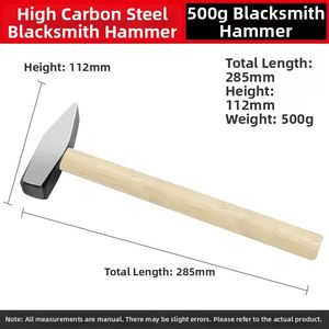 Anpassbares Multifunktionales Geschmiedetes Stahlhammer-Set für Holzbearbeitung und Metallverarbeitung, mit Holzgriff und Kugelhammerkopf - Product Image 2
