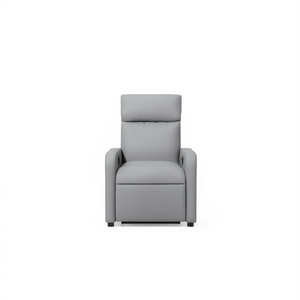 Sillón Reclinable de Masaje Gris Claro, Masaje Corporal Completo, Control Remoto Inalámbrico, Uso Doméstico - Product Image 1