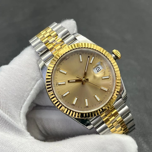 Montre chronographe de plongée pour homme, cristal saphir, résistante à l'eau jusqu'à 300 mètres, aiguilles, 44 mm, acier inoxydable, 20 mm, mécanique, luxe - Product Image 1