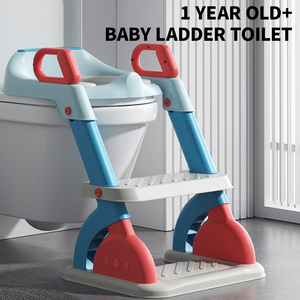 SUNNUO Nouveau Siège de toilette et échelle 2-en-1 pour bébé, avec couvercle de siège de toilette en forme de dessin animé et échelle antidérapante pour l'apprentissage de la propreté des enfants - Product Image 1