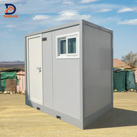 Toilettes portables, maison préfabriquée en conteneur, toilettes mobiles, toilettes publiques extérieures, cabine de salle de bain modulaire