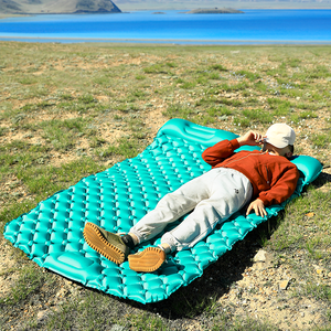 HISPEED-Colchón autoinflable compacto y ligero para mochileros, colchoneta plegable para dormir tipo aire con bomba integrada - Product Image 6