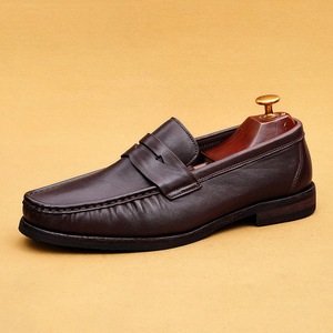 Mocasines de cuero ligero para hombre Goodyear Welted Business Casual Shoes transpirable desodorización cuero genuino - Product Image 5