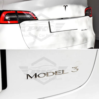 Autocollant 3D en métal pour modification, logo, emblème de coffre arrière pour Tesla MODEL 3 Y, accessoires automobiles