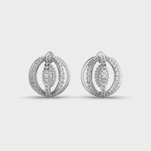 Luxury Lab Grown Diamond <b>Stud</b> Earrings Round Brilliant Cut 925 <b>Sterling</b> <b>Silver</b> Timeless Fine Jewelry for Women - Product Image 4